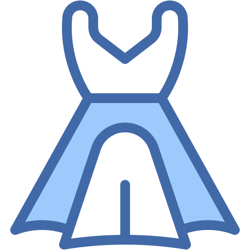 드레스 Generic color lineal-color icon