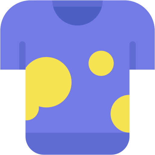 T shirt Generic color fill icon