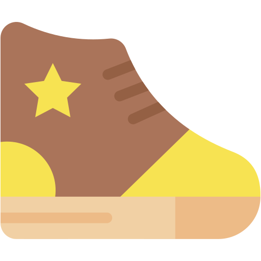 zapatilla de deporte Generic color fill icono
