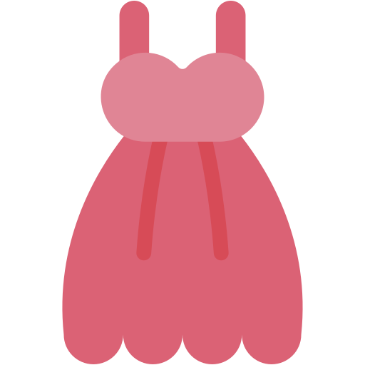 vestido de coctail Generic color fill icono
