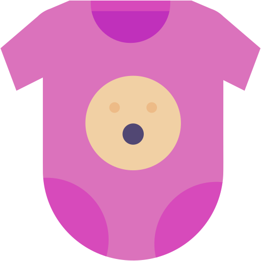 vestido de bebé Generic color fill icono
