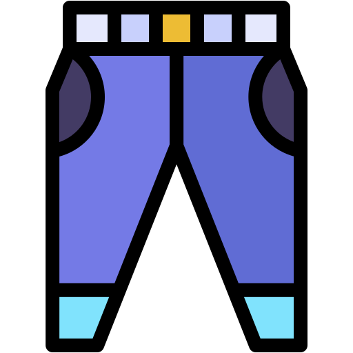 spodnie Generic color lineal-color ikona