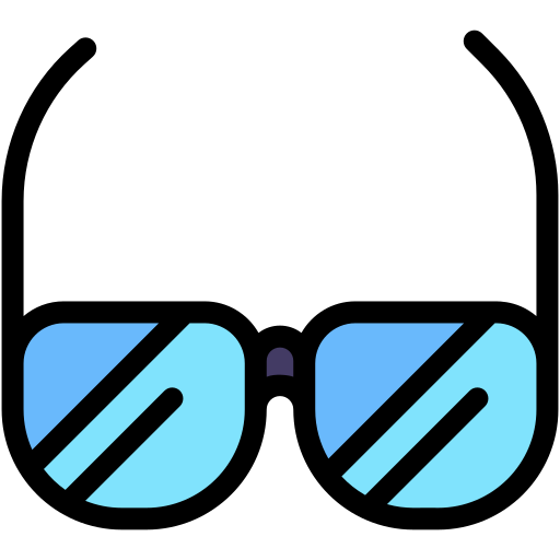 okulary słoneczne Generic color lineal-color ikona