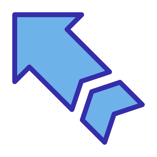 Up left arrow Generic color lineal-color icon