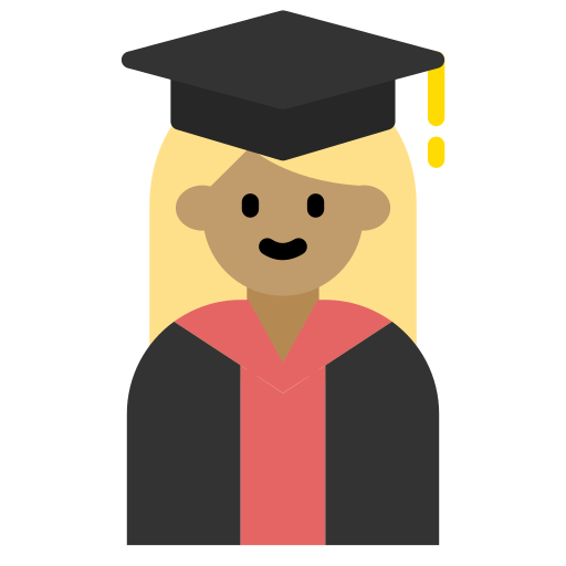 Graduate Generic color fill icon