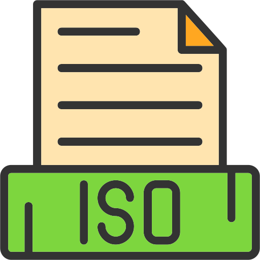 Iso file Generic color lineal-color icon