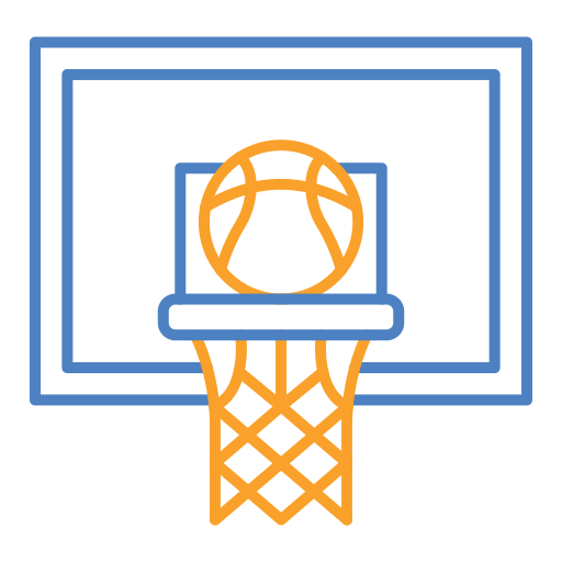 basketbal Generic color outline icoon