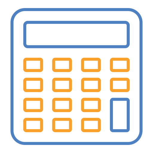 kalkulator Generic color outline ikona