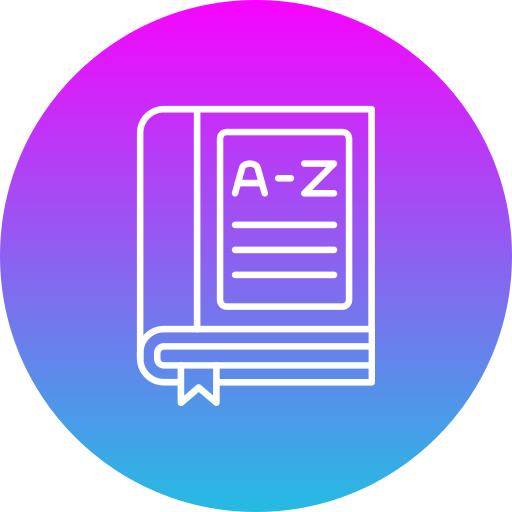 From a to z Generic gradient fill icon