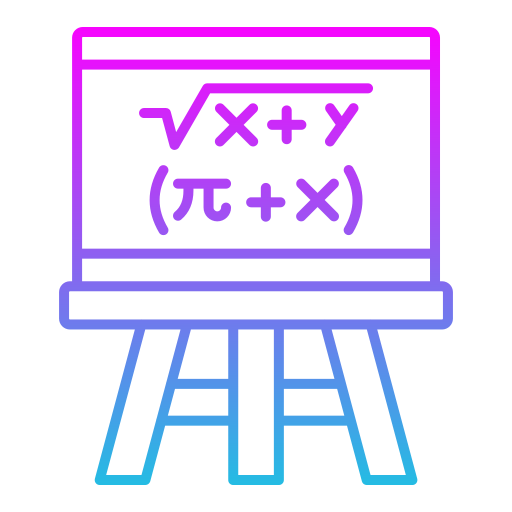 matemáticas Generic gradient outline icono