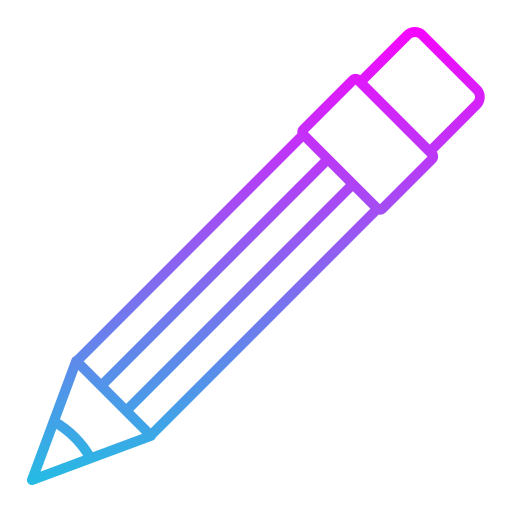 crayon Generic gradient outline Icône