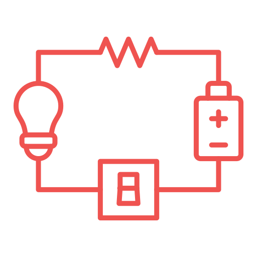 Electric circuit Generic color outline icon