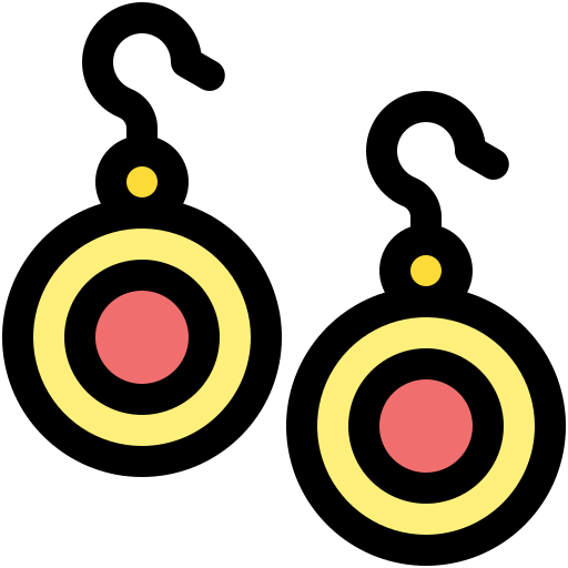 pendientes Generic color lineal-color icono