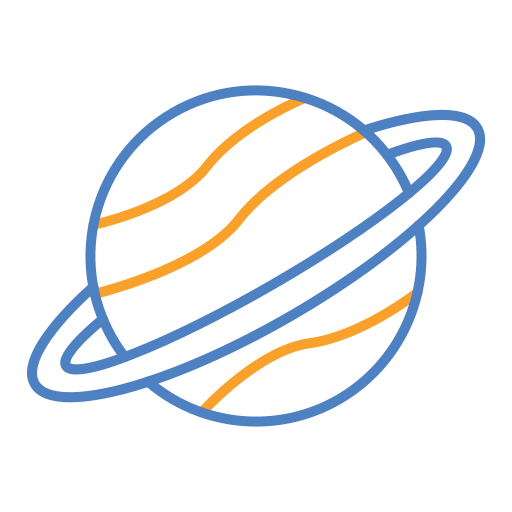Сатурн Generic color outline иконка