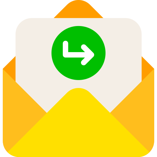 Forward message Generic color fill icon