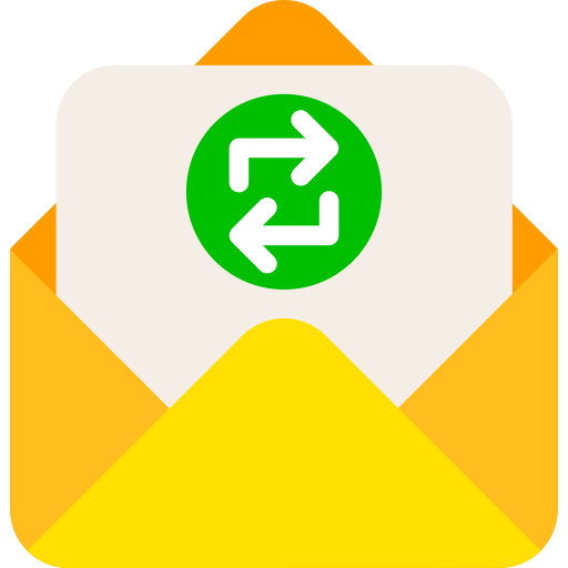 e-mails austauschen Generic color fill icon