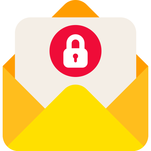 correo electrónico confidencial Generic color fill icono