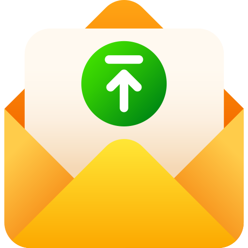inviare una mail Generic gradient fill icona