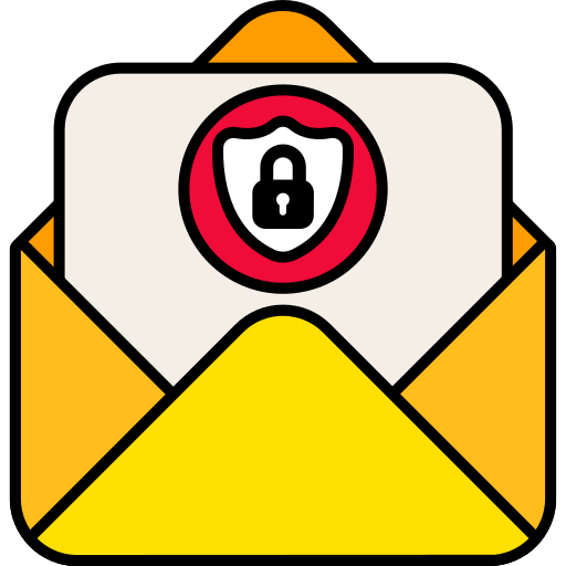 Конфиденциальная электронная почта Generic color lineal-color иконка