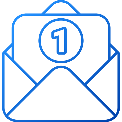 email Generic gradient outline icon