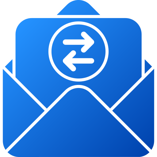Échanger des courriers Generic gradient fill Icône
