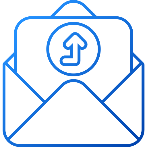 Send mail Generic gradient outline icon