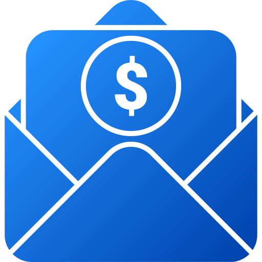 Dollar envelope Generic gradient fill icon