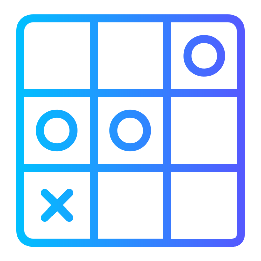 tic tac toe Generic gradient outline Icône