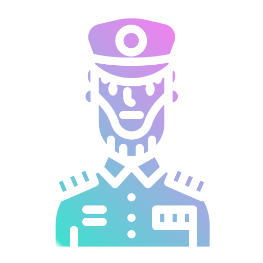 kapitan Generic gradient outline ikona