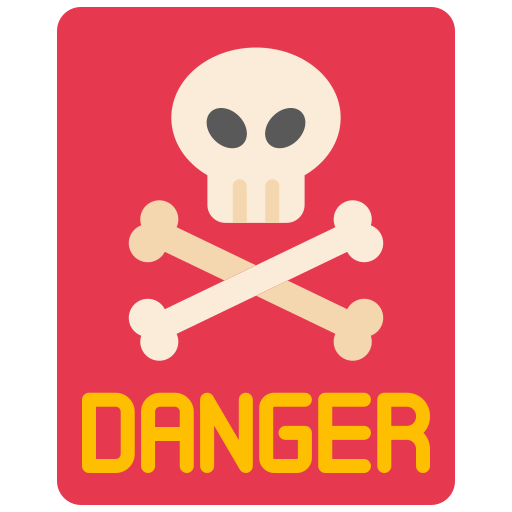 Danger Good Ware Flat icon