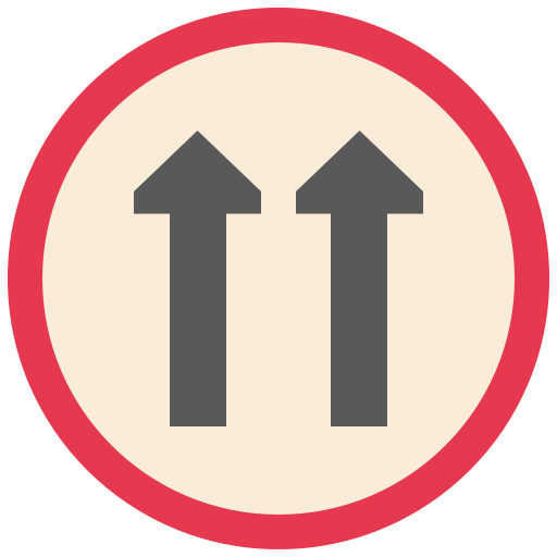 Traffic sign Good Ware Flat icon