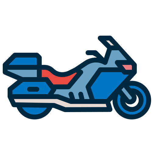 motocicleta Generic color outline Ícone