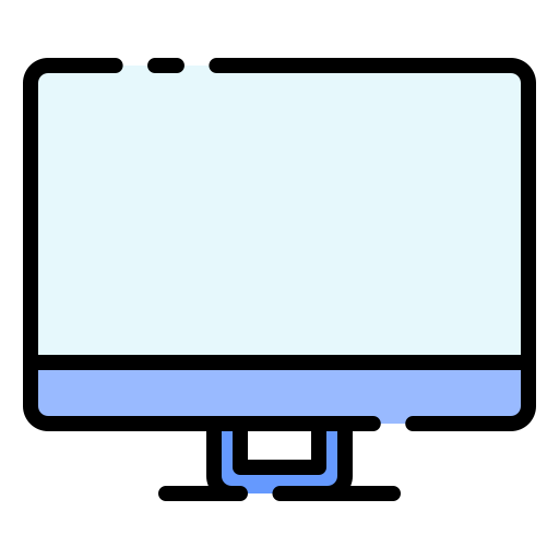 computadora Good Ware Lineal Color icono