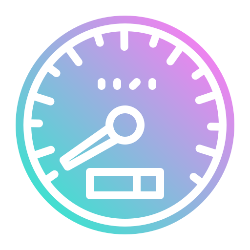 Speedometer Generic gradient outline icon