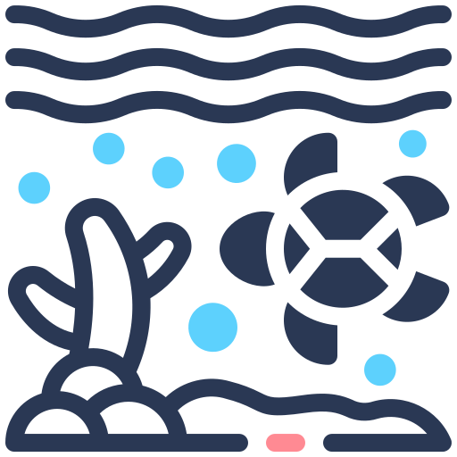 바다 Generic color lineal-color icon