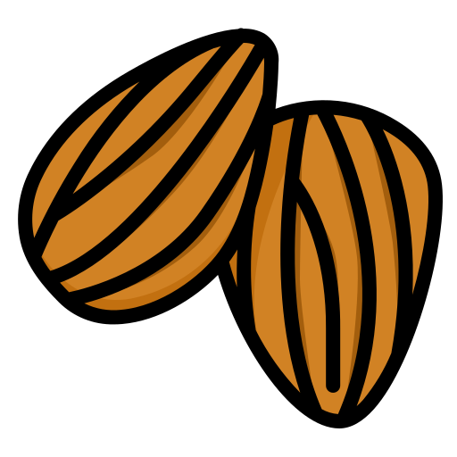 Almond dDara Lineal Color icon