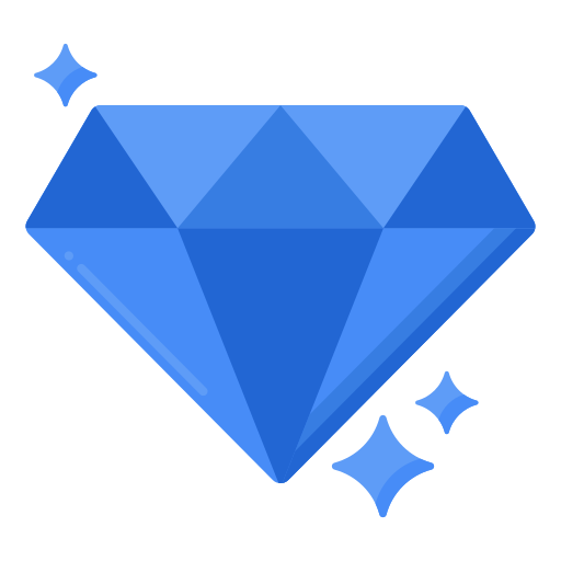 diamante Flaticons Flat icona