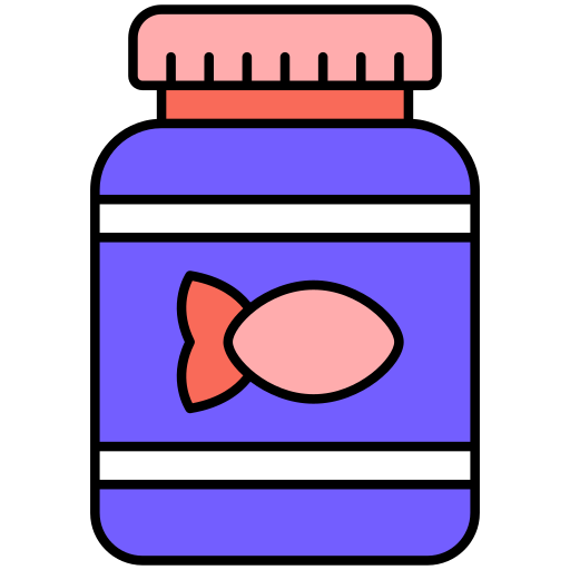 comida para pez Generic Alternative Color icono