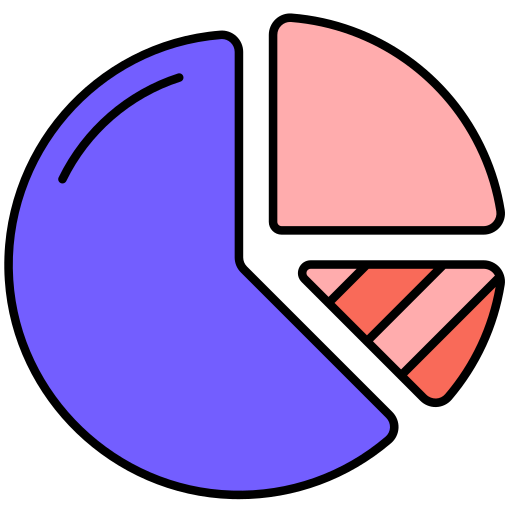 Pie chart Generic Alternative Color icon