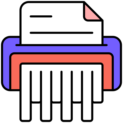 Paper shredder Generic Alternative Color icon
