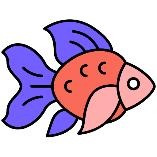 pez de colores Generic Alternative Color icono