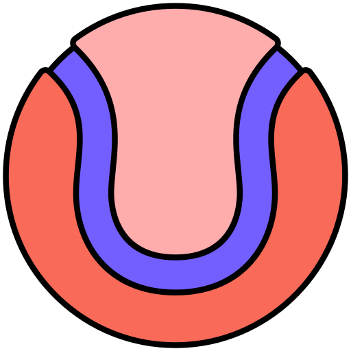 pelota de tenis Generic Alternative Color icono