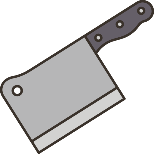 coltello da mannaia Amethys Design Lineal Color icona