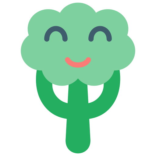 broccoli Basic Miscellany Flat icoon