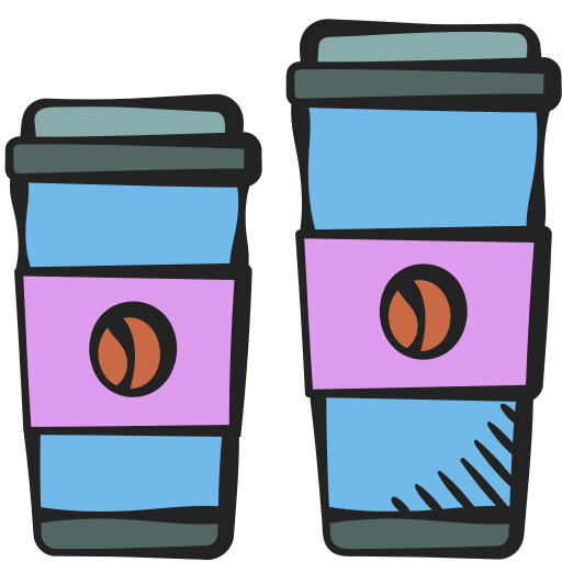 Cups Generic color hand-drawn icon