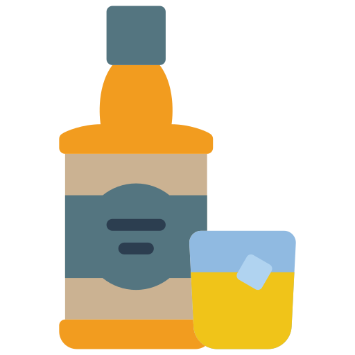 whiskey Basic Miscellany Flat icon