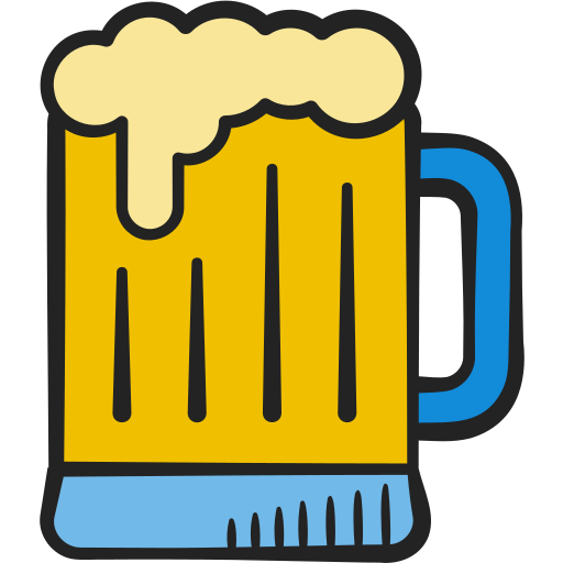 Beer Generic color hand-drawn icon
