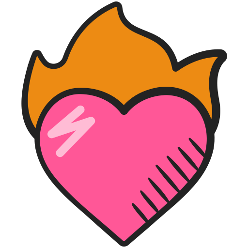 Heart Generic color hand-drawn icon