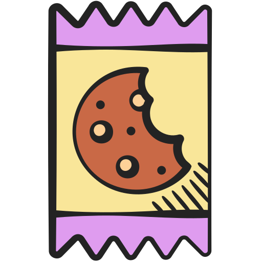 biscotti Generic color hand-drawn icona