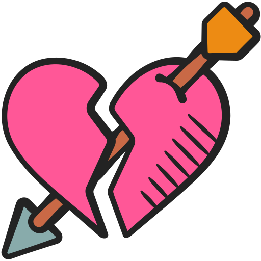 Heart Generic color hand-drawn icon